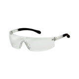 Provoq Safety Glasses - Clear Lens with Clear Temples