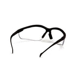 Venture II Safety Glasses - Clear Lens with Black Frame