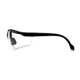 Venture II Safety Glasses - Clear Lens with Black Frame