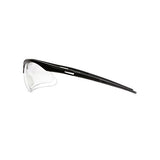 PMXTREME Safety Glasses - Clear Anti-Fog Lens with Black Frame and Cord