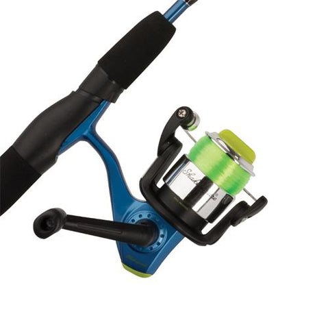 Jolt Spinning Combo - 5'6" Length, 2 Piece, 6-12 lb Line Rate, Medium Power, Blue, Ambidextrous