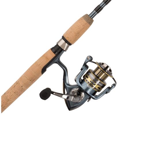 President Spinning Combo - 20. 5.2:1 Gear Ratio, 4'8" Length 2pc, 1-32-3-16  Lure Rate, Ambidextrous