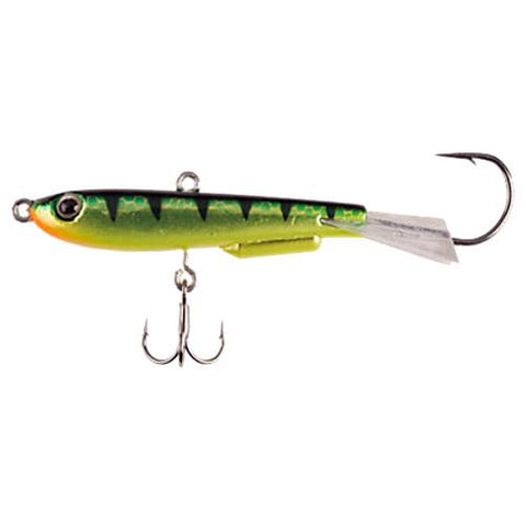 Johnny Darter Hard Bait Lure - 1 3-16" Length, 3-8 oz, 2 Number 10 Hooks, Antifreeze Perch, Per 1