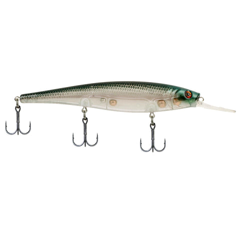 Cutter 110+ Hard Bait Lure - 4 3-8" Length, 9-16 oz, 3 Hooks, 4'-8' Depth, Green Mist, Per 1