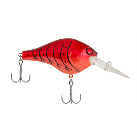 Digger Hard Bait Lure - 2" Length, 1-2 oz, 2 Hooks, 5'-8' Depth, Apple Red Craw, Per 1