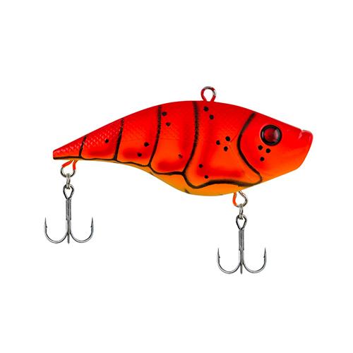 Warpig Hard Bait Lure - 2 3-8" Length, 1-4 oz, 2 Hooks, Orange Craw, Per 1