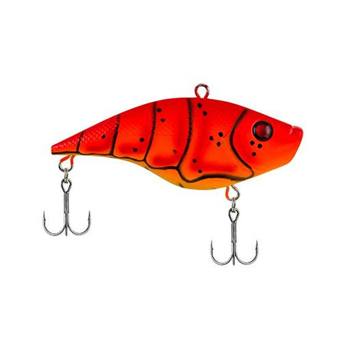 Warpig Hard Bait Lure - 2 3-8" Length, 1-4 oz, 2 Hooks, Orange Craw, Per 1