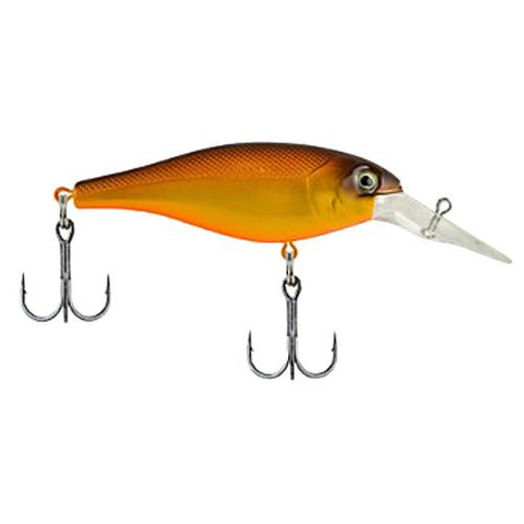 Bad Shad Hard Bait Lure - 2" Length, 1-4 oz, 5'-7' Depth, 2 Hooks, Spray Tan, Per 1