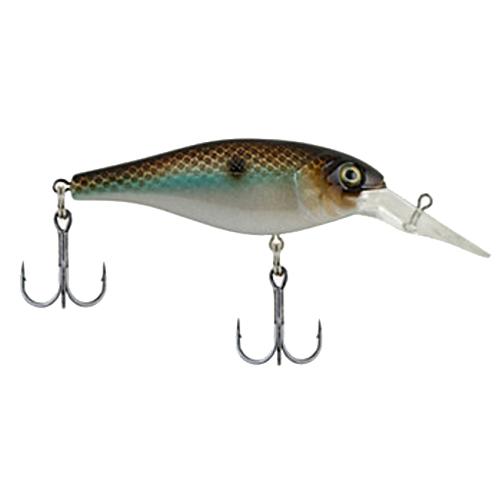 Bad Shad Hard Bait Lure - 2" Length, 1-4 oz, 5'-7' Depth, 2 Hooks, Rust Shad, Per 1