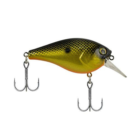 SquareBull Hard Bait Lure - 2" Length, 1-4 oz, 2'-5' Depth, 2 Hooks, Fool's Gold, Per 1