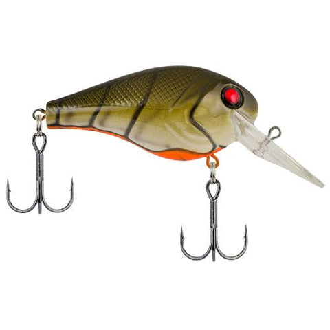 Wild Thang Hard Bait Lure - 2" Length, 3-8 oz, 4'-7' Depth, 2 Hooks, Green Ozark Craw, Per 1