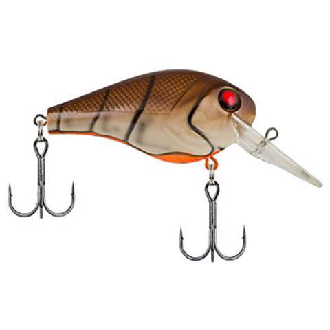 Wild Thang Hard Bait Lure - 2" Length, 3-8 oz, 4'-7' Depth, 2 Hooks, Brown Ozark Craw, Per 1