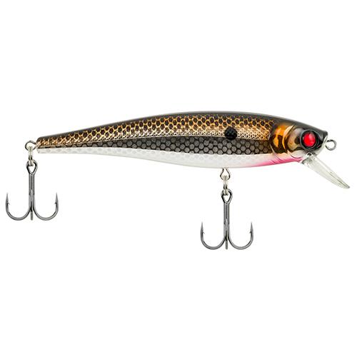 Cutter 90 Shallow Hard Bait Lure - 3 1-2" Length, 3-8 oz, 3'-5' Depth, 2 Hooks, Black-Silver, Per 1