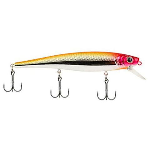 Skinny Cutter 110 Shallow Hard Bait Lure - 4 1-4" Length, 7-16 oz, 3'-5' Depth, 2 Hooks, Clown, Per 1