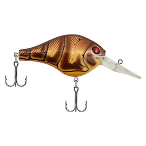 Digger Hard Bait Lure - 2" Length, 3-8 oz, 4'-6' Depth, 2 Hooks, Brown Craw, Per 1