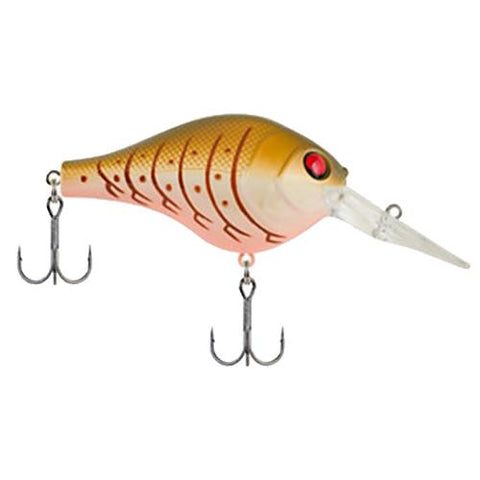 Digger Hard Bait Lure - 2" Length, 3-8 oz, 4'-6' Depth, 2 Hooks, Olive Cream Craw, Per 1