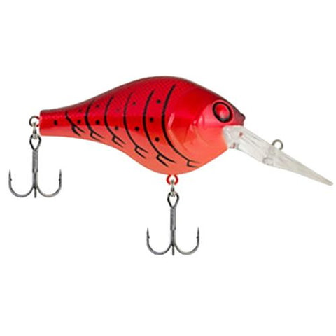 Digger Hard Bait Lure - 2" Length, 3-8 oz, 4'-6' Depth, 2 Hooks, Apple Red Craw, Per 1