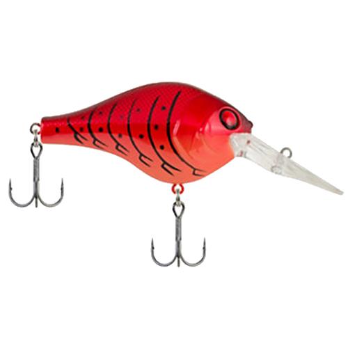 Digger Hard Bait Lure - 2 1-2" Length, 11-16 oz, 10'-12' Depth, 2 Hooks, Candy Apple Red Craw, Per 1