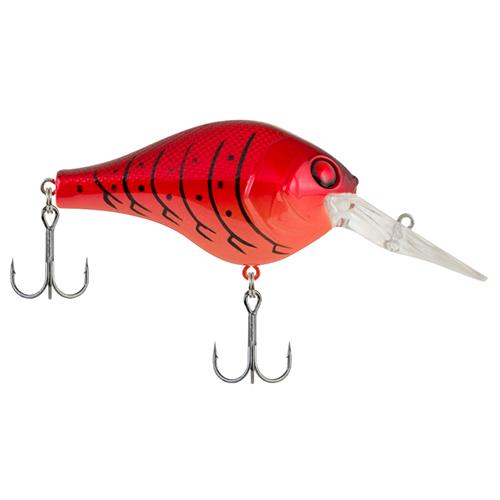 Digger Hard Bait Lure - 2 3-4" Length, 7-8 oz, 12'-15' Depth, 2 Hooks, Candy Apple Red Craw, Per 1