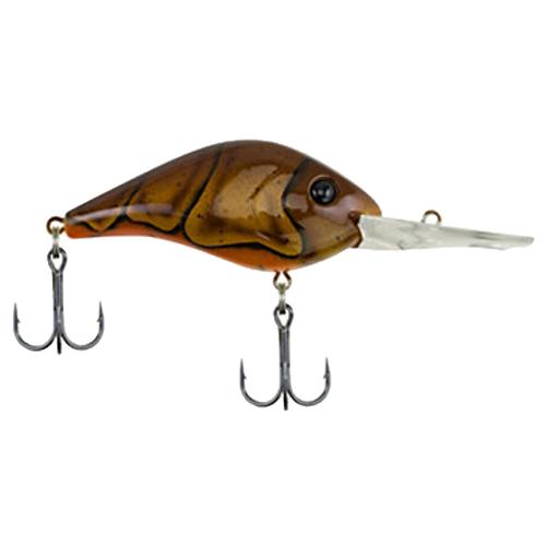 Dredger Hard Bait Lure - 2" Length, 5-16 oz Weight, 8'-10' Depth, 2 Hooks, Brown Craw, Per 1