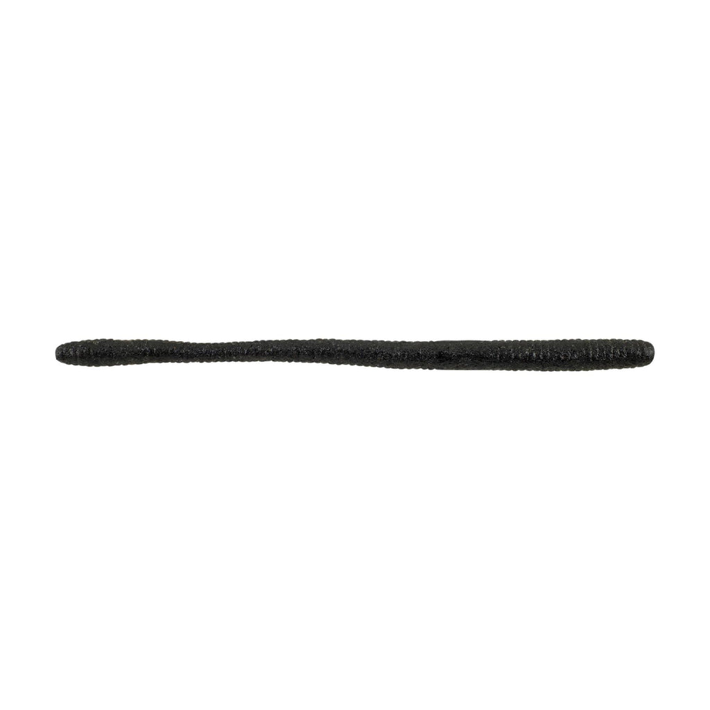 MaxScent D-Worm Soft Bait Lure - 5 1-2" Length, Black, Per 10