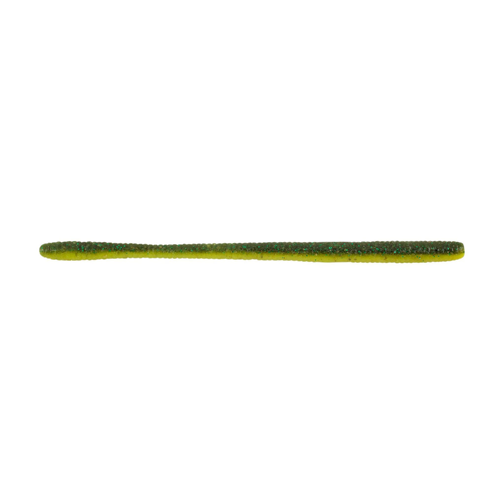 MaxScent D-Worm Soft Bait Lure - 5 1-2" Length, Mean Green, Per 10