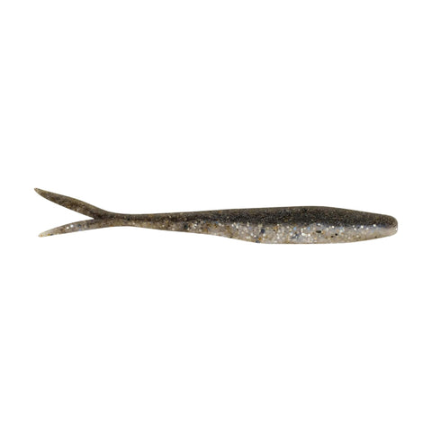 MaxScent Flatnose Minnow Soft Bait - 4" Length, Black Shiner, Per 10