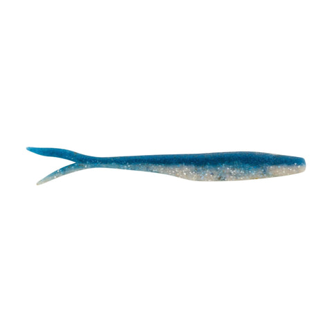 MaxScent Flatnose Minnow Soft Bait - 4" Length, Blue Back, Per 10