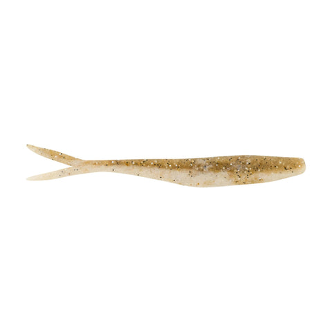 MaxScent Flatnose Minnow Soft Bait - 4" Length, Brown Back, Per 10