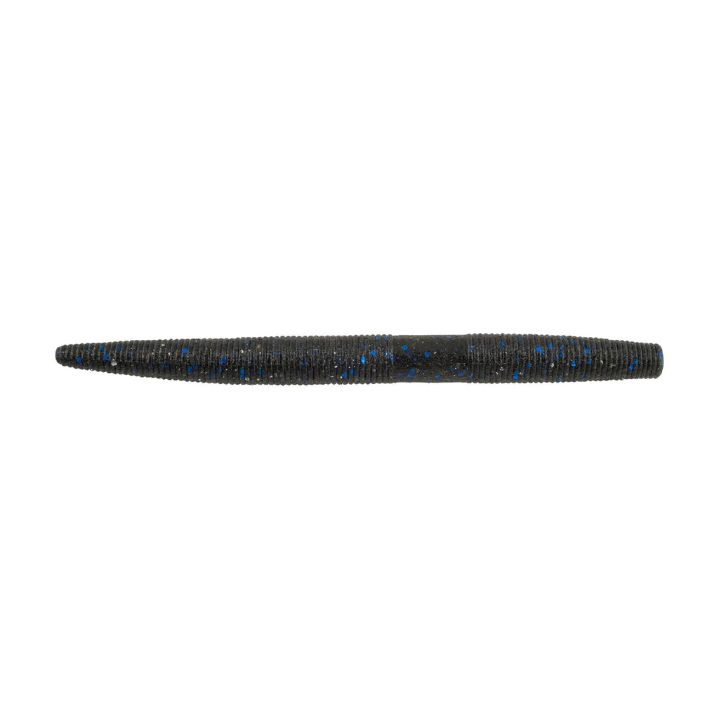 MaxScent The General Soft Bait - 5" Length, Black-Blue Fleck, Per 8