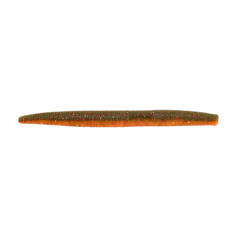 MaxScent The General Soft Bait - 5" Length, Watermelon Copper-Orange with Red, Per 8