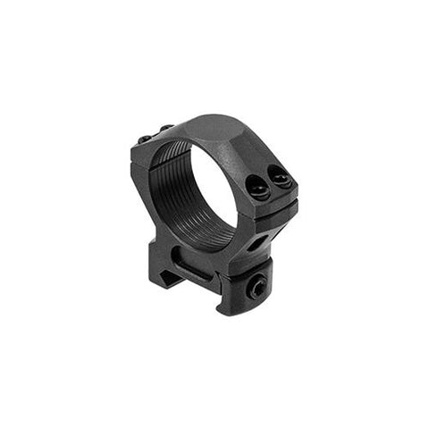 UTG 30mm 2 Piece Steel Picatinny Rings - Low Profile, 16mm Wide, Black