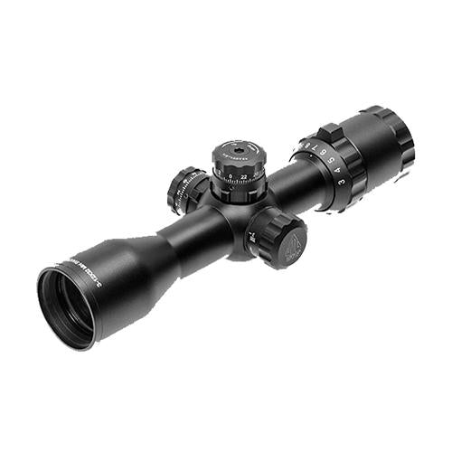 UTG 1" Bug Buster 3-12x32mm Scope, Side AO, Mil-Dot, QD Rings, Black