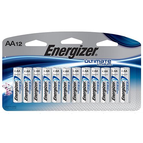 Ultimate Lithium AA Battery - Package of 12