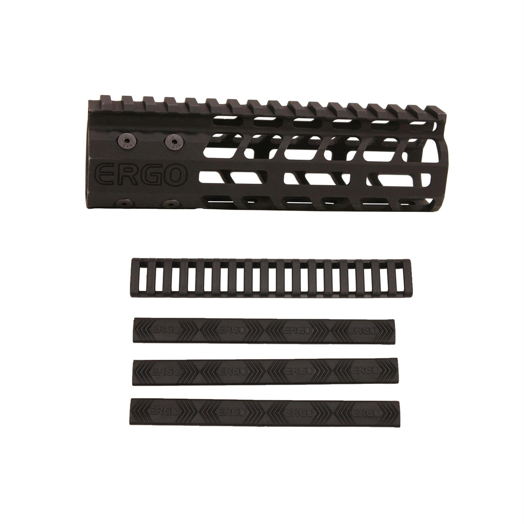 SuperLite Modular Free Float Rail System - 7", M-Lok, Black