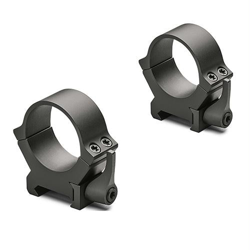 QRW2 Quick-Release Weaver-Style Rings - 30mm Tube Diameter, High Height, Matte Black