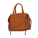 Daisy Crossbody Satchel - Brown