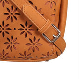 Daisy Crossbody Satchel - Brown