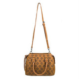 Daisy Crossbody Satchel - Brown