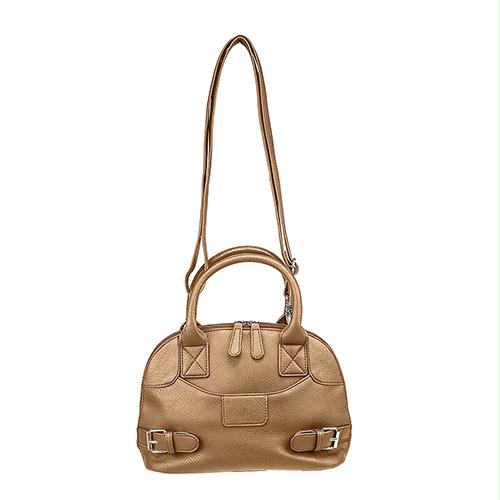 Small Dome Cross body Bag - Brown