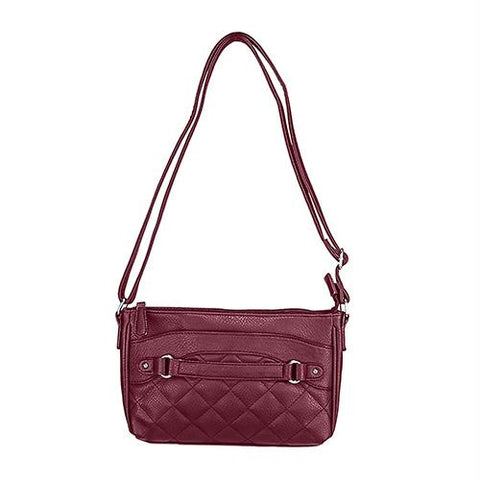 Quilted Cross body Bag - Red