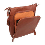 Messenger Crossbody Bag - Brown