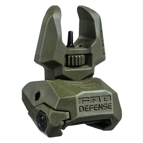 Folding Back-Up Sight, Front - Olive Drab Green