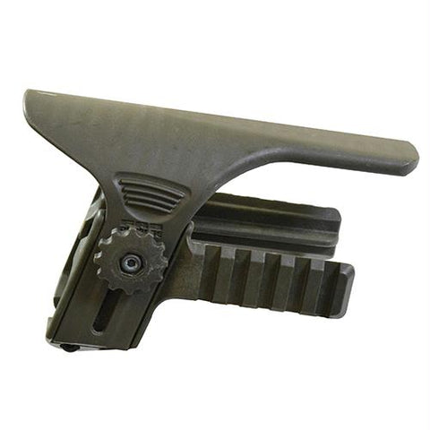 Adjustable Cheek Riser with Picatinny Rail - for GL-SHOCK, Olive Drab Green