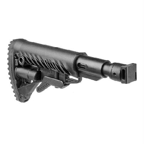 Recoil Compensating Folding Collapsible Buttstock System - AK-100 Series, Polymer Joint, Black