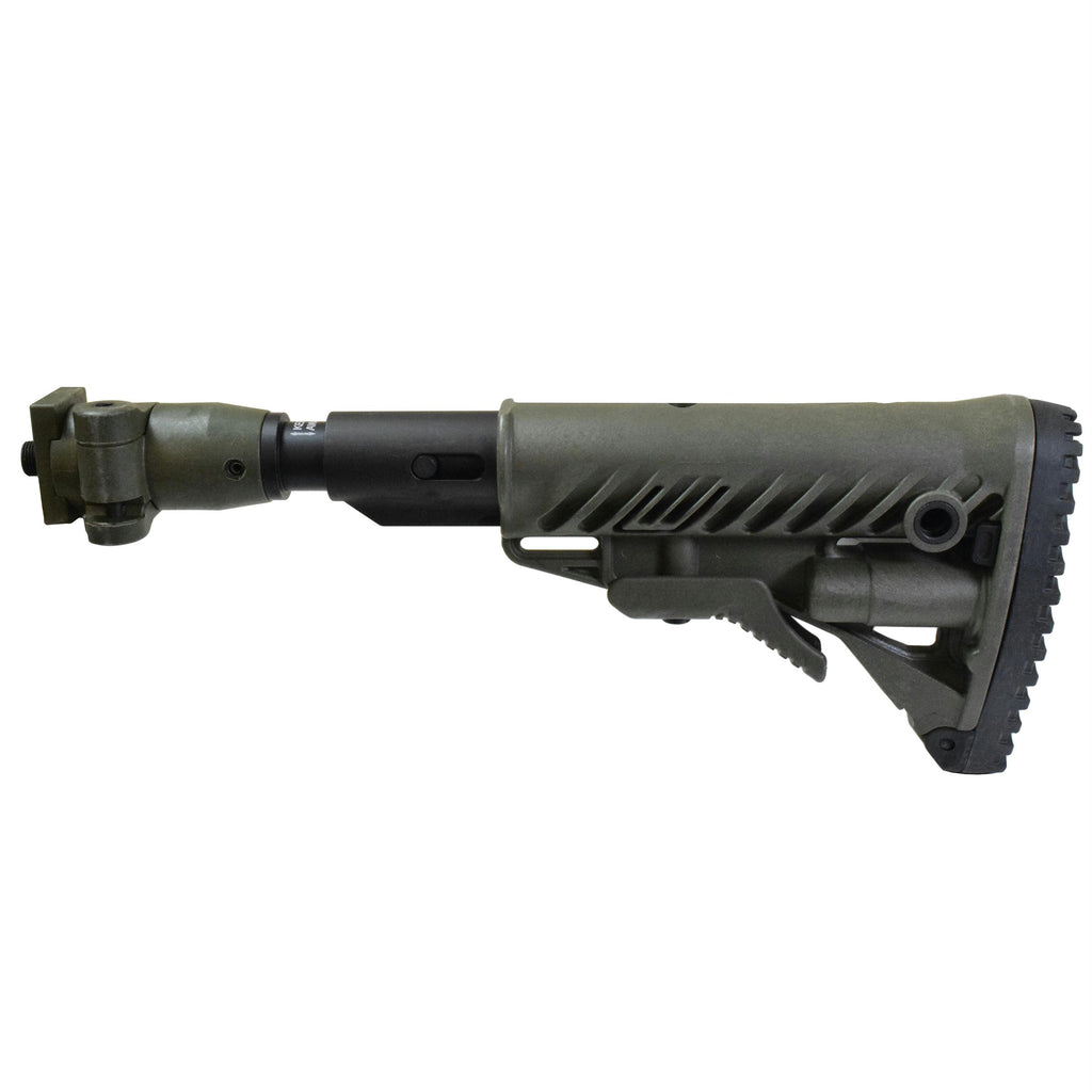 Galil Style Recoil Compensating Folding Collapsible Buttstock System - VZ.58,, Olive Drab Green