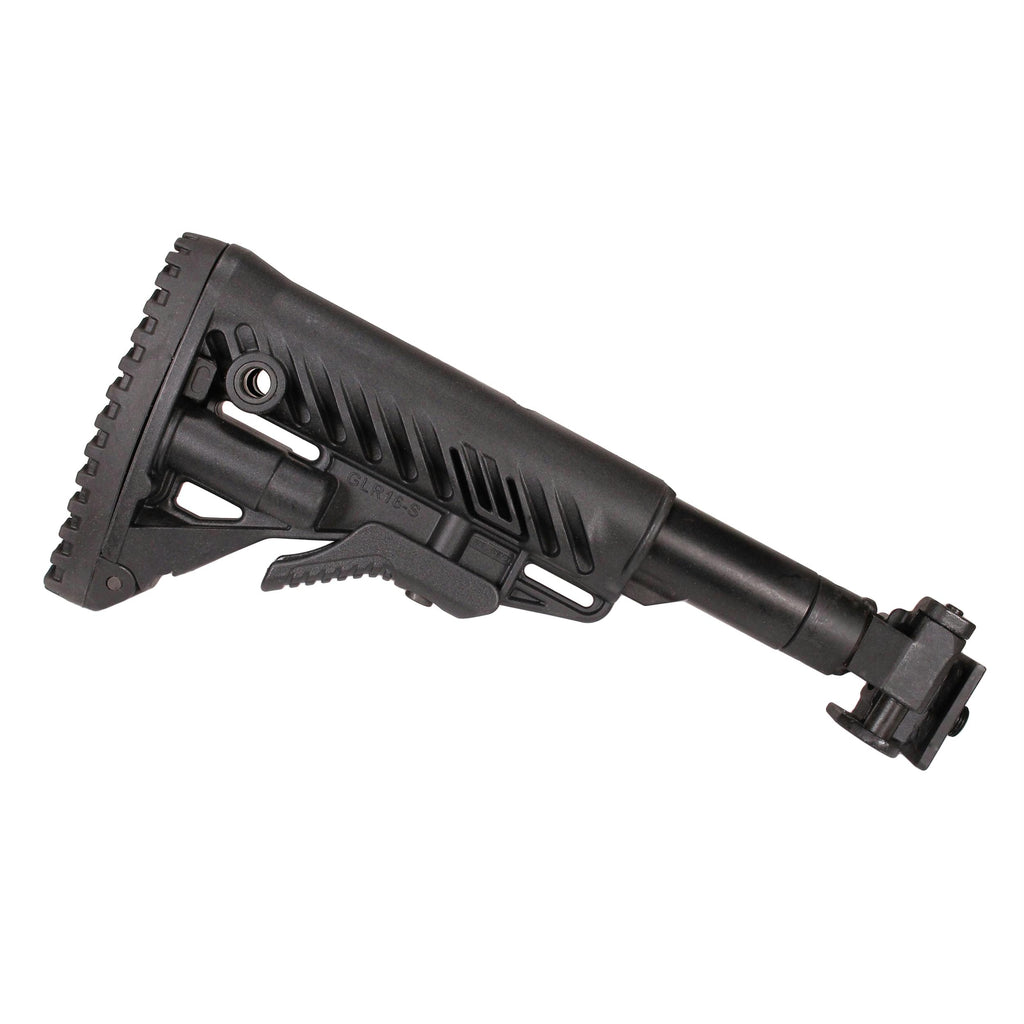 Galil Style Folding Collapsible Buttstock System - VZ.58, Black