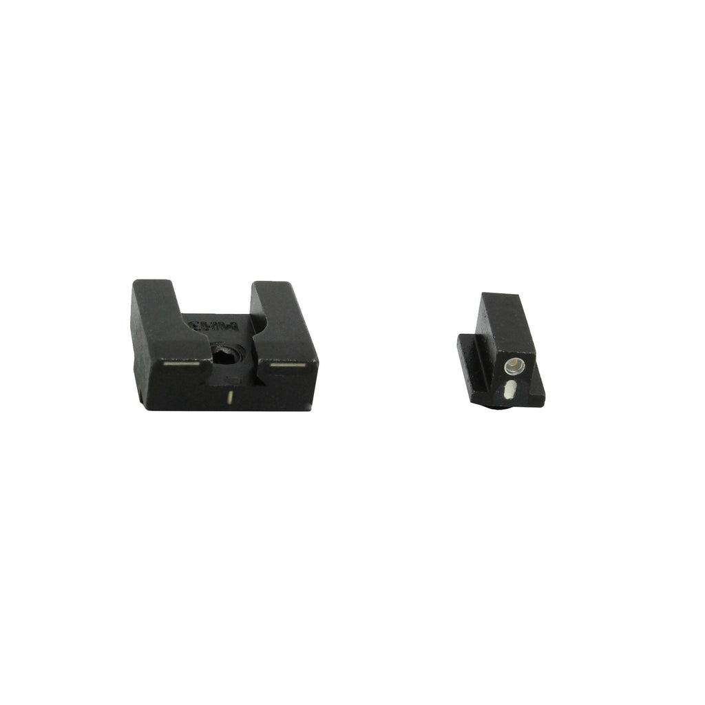 R4E Optimized Duty Sight Set Full Size - Glock Only Orange Front-Rear