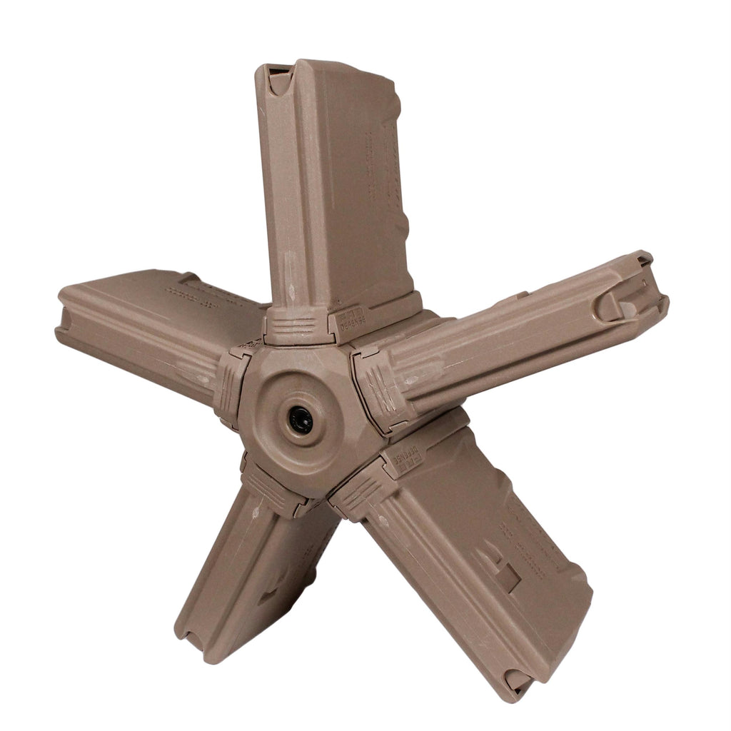 Pentagon Magazine Coupler - Five 10 Rounds Ultimag Magazines with Five Ultimags, Flat Dark Earth