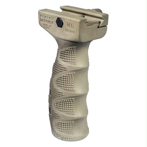 Rubber Overmolded Ergonomic Foregrip - Flat Dark Earth